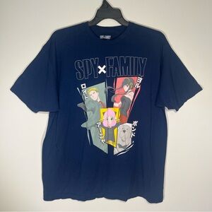 Crunchyroll’s Spy x Family Navy Unisex size 2XL T-Shirt